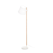 Piantana Industrial-Minimal Axel Legno Bianco 1 Luce E27