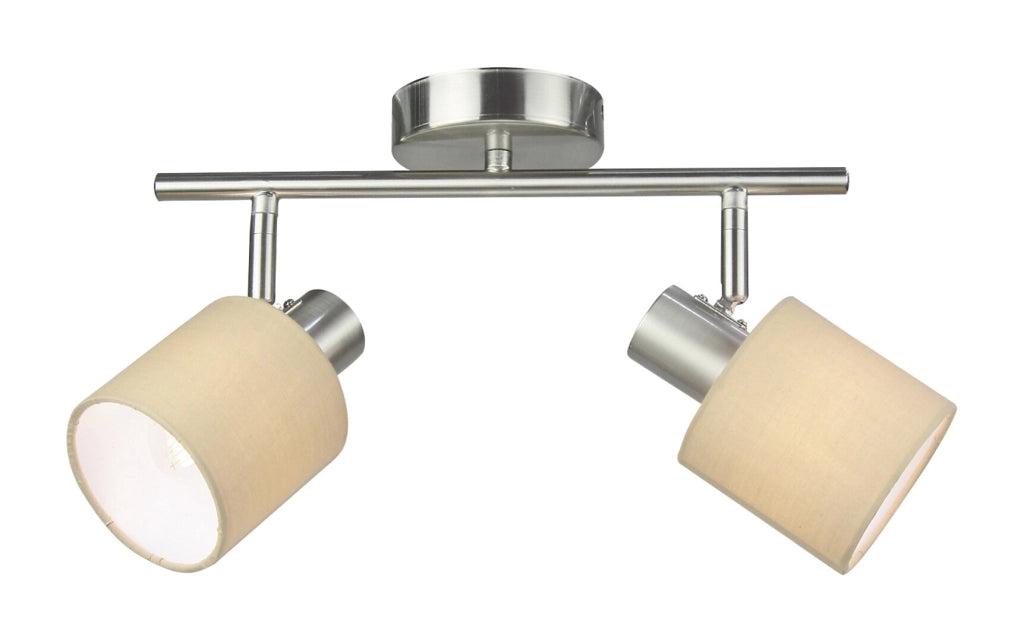 Faretto doppio parete-soffitto marrone 2xE14 Natina Rabalux