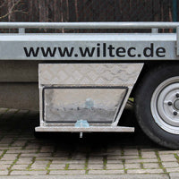 Cassetta porta attrezzi camion lato destro, alluminio 60x25x40cm max 50 l Gavone sottoscocca