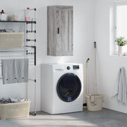 Mobile a Parete Grigio Sonoma 34,5x34x90 cm Legno Multistratocod mxl 104878