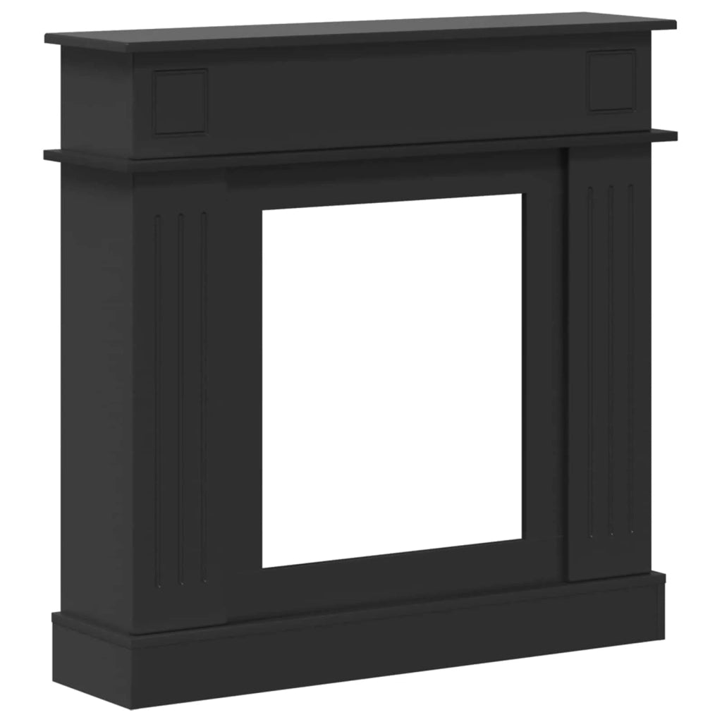 Cornice per camino Nero 102 x 26 x 100 cm Legno ingegnerizzato 8006643