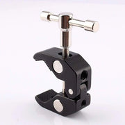 Clip di Supporto Antiscivolo per Fotocamere DSLR con Viti 1/4" e 3/8