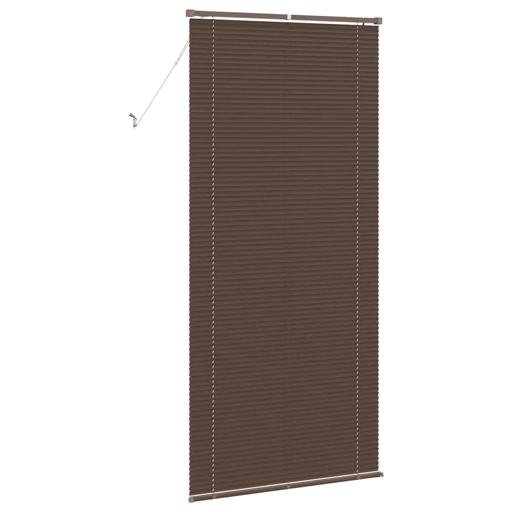 Tenda Veneziana Marrone Scuro con Motivo 213 x 80 cm 25 mm PVC