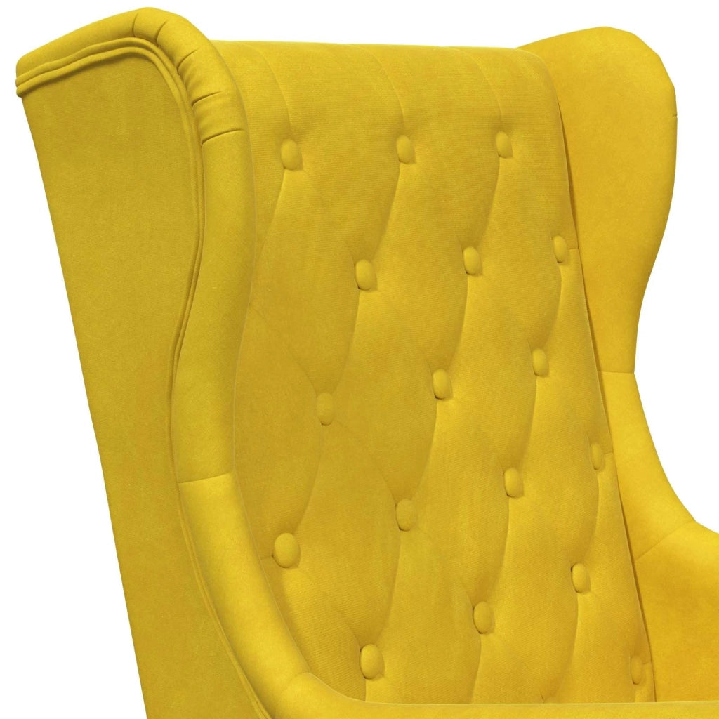 poltrona Giallo Velluto 42029932