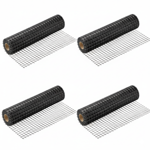 Rete in fibra di vetro 40x40 mm rinforzo massetti e intonaci 4 rotoli 1x50 m