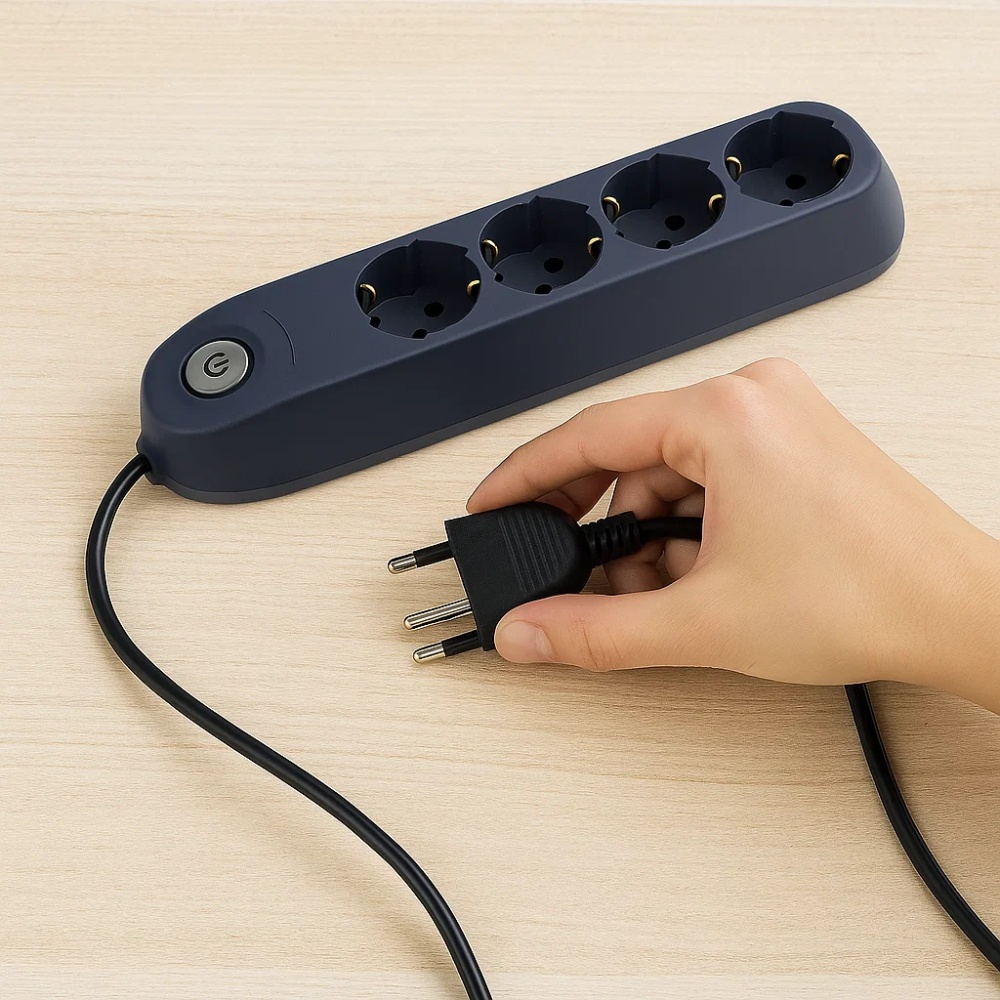 Multipresa bticino poker 3684gb 4 prese 2p+t cavo 1,5m