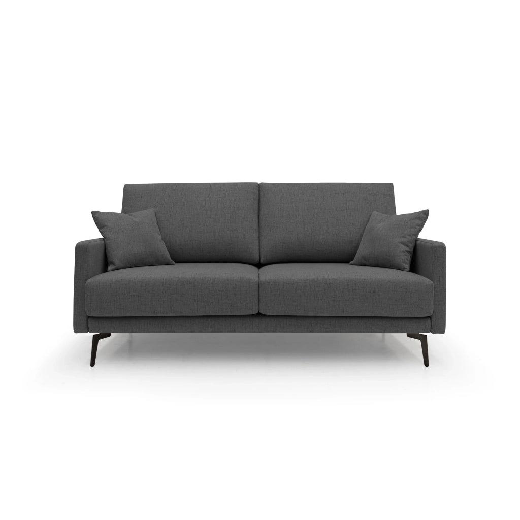 Saturno Divano moderno in tessuto morbido impermeabile T03 160 cm antracite