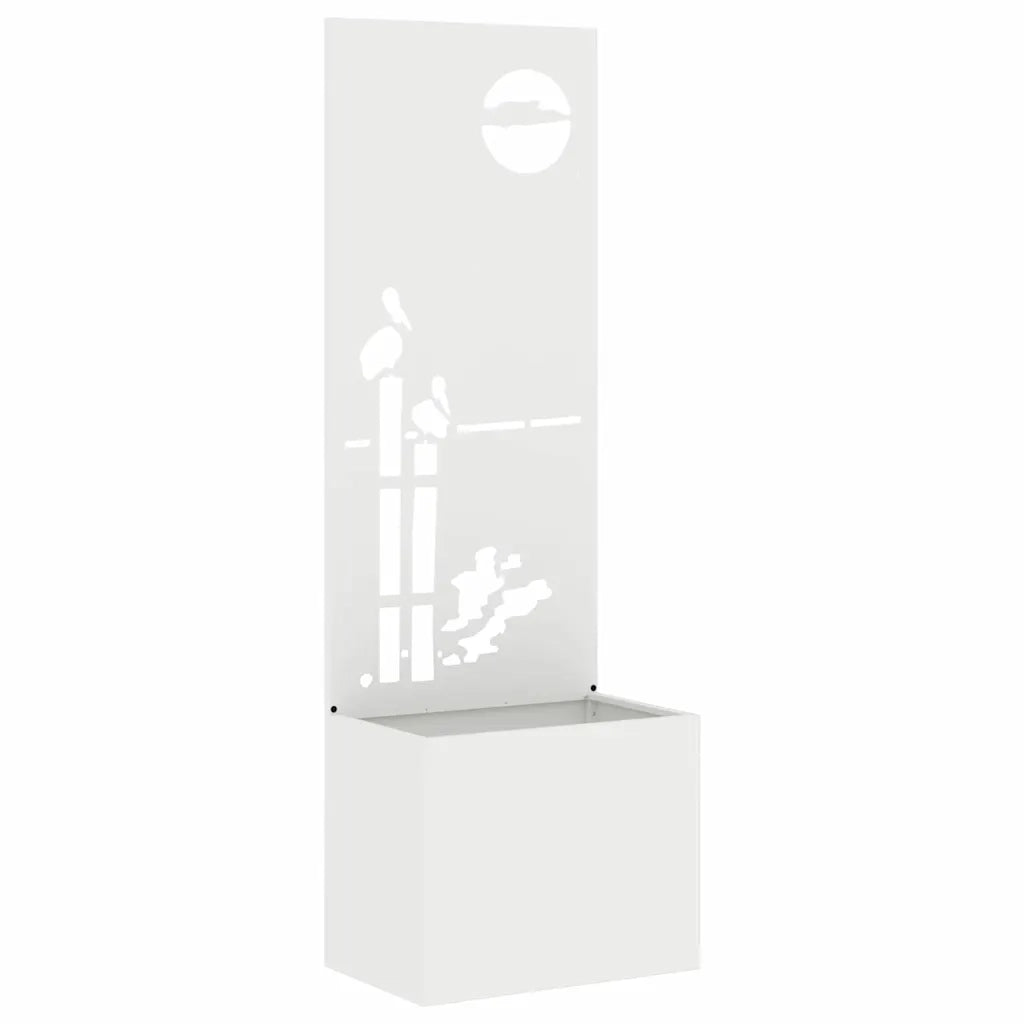 Schermo per privacy in giardino Traforo Bianco 50 x 150 cm CFW6376905