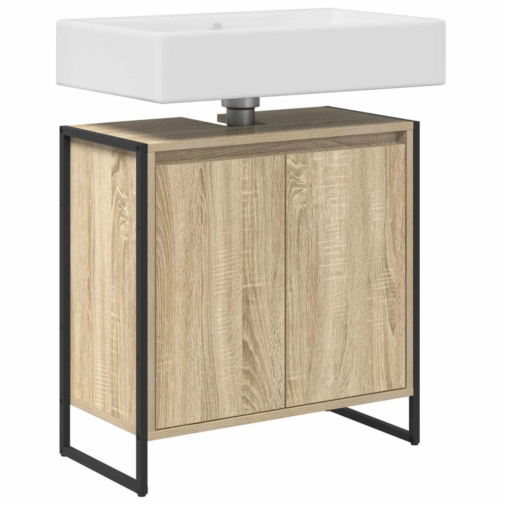 Mobile da Bagno | Armadio da bagno Sonoma 60 x 30 x 60 cm Legno multistrato