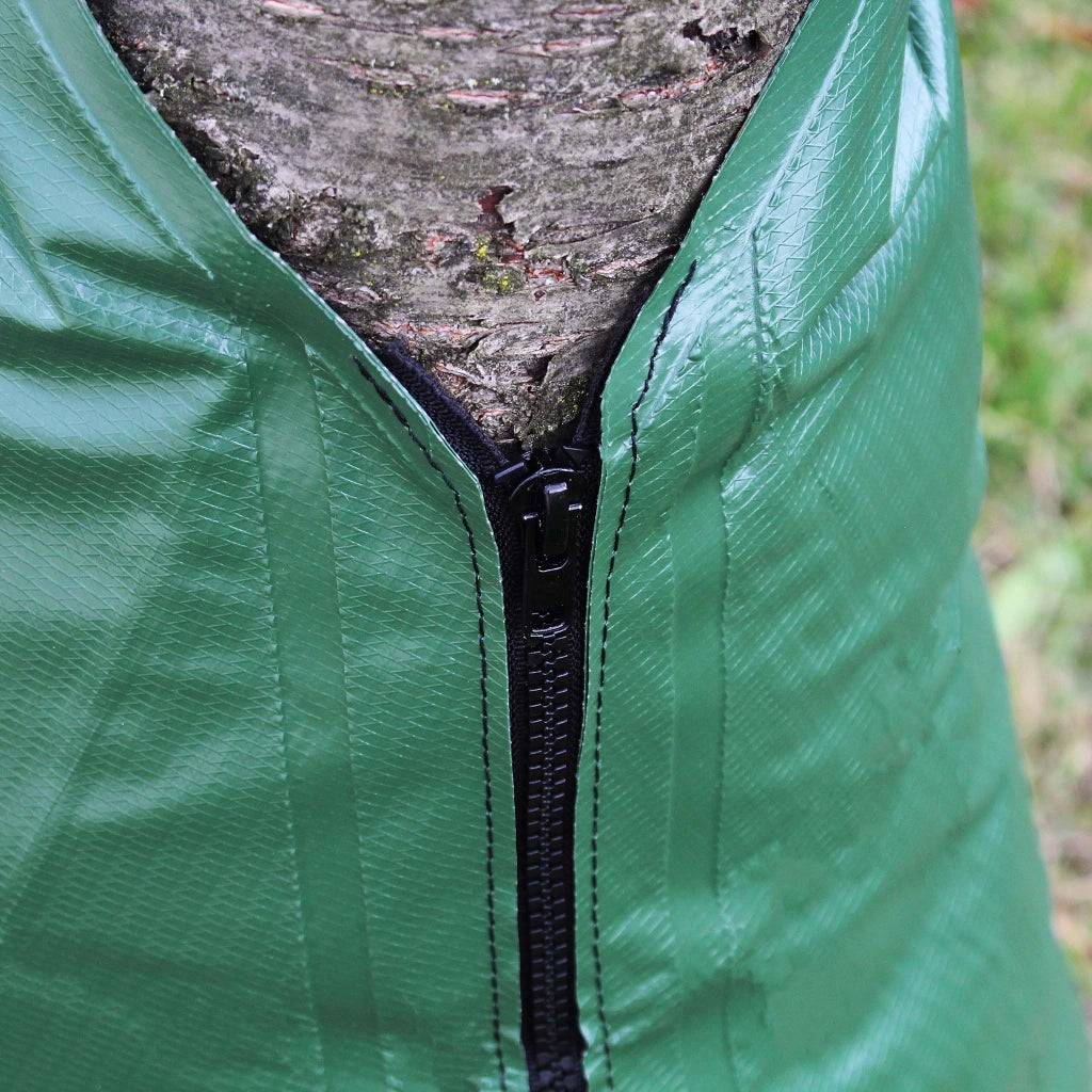 5 Sacchi per irrigare alberi 75 l in PVC, Sistema di irrigazione a goccia intorno ai tronchi