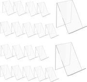 20 organizzatori di libri in acrilico - trasparenti - 13 x 115 x 10 cm - per poster e quaderni di appunti