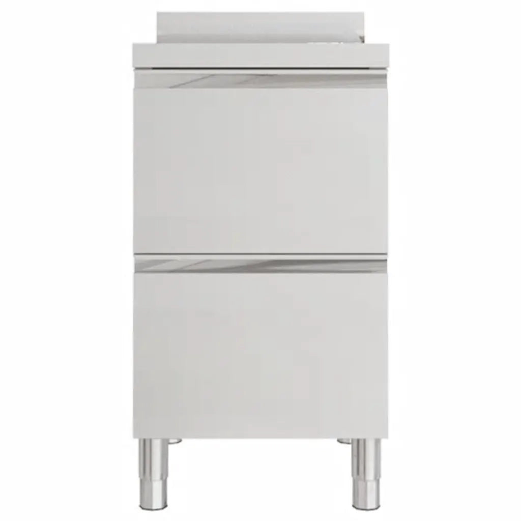 Mobili da cucina commerciali con 2 cassetti 2 pz 50x60x96 cm 3081933