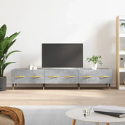 Mobile Porta TV-Mobile per TV-Credenza TV Grigio Cemento 150x36x30 cm Legno Multistrato 371587