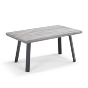 Tavolo allungabile da pranzo Cemento 145x85 modello MIRO’ fino a 195 CM per sala da pranzo, cucina e soggiorno, design moderno con top in melaminico