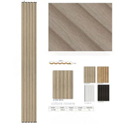 Trade Shop - Pannello Decorativo 3d Effetto Rovere 148x290 Cm Rivestimento Parete In Ps -