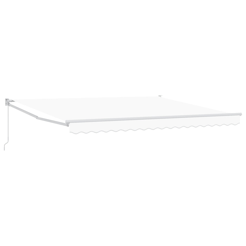 Tenda Manuale Retrattile Bianca 400x300 cm