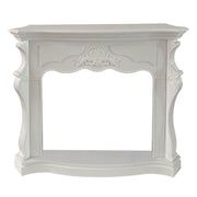 Cornice per camino rivestimento in legno L123xP39xH100 Parigi Bianco