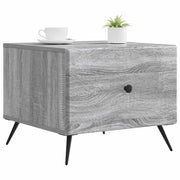 Tavolino da salotto | Tavolino da caff¨¨ | Tavolino da Soggiorno con cassetto Grigio Sonoma 49 x 50 x 40 cm
