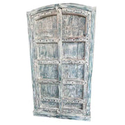 Cestello in legno fatto a mano blu 107x42x192h
