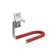Gancio a parete per sci, zincato, rivestito plastica 30 x 70 x 62 x 130 mm.