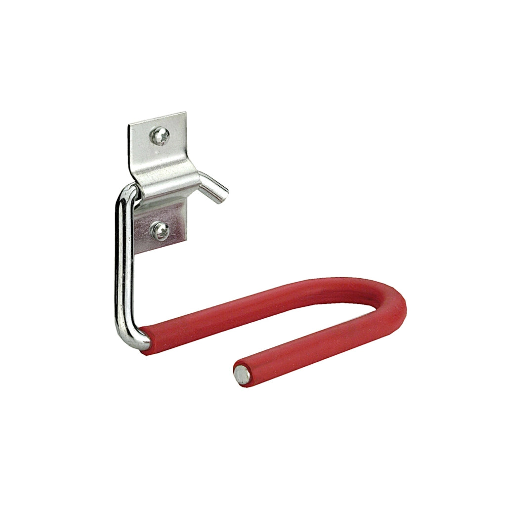 Gancio a parete per sci, zincato, rivestito plastica 30 x 70 x 62 x 130 mm.