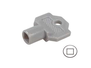 CHIAVI PER SERRATURE CON QUADRELLO 21A- misuara foro mm.7x7 - 10 pezzi IBFM