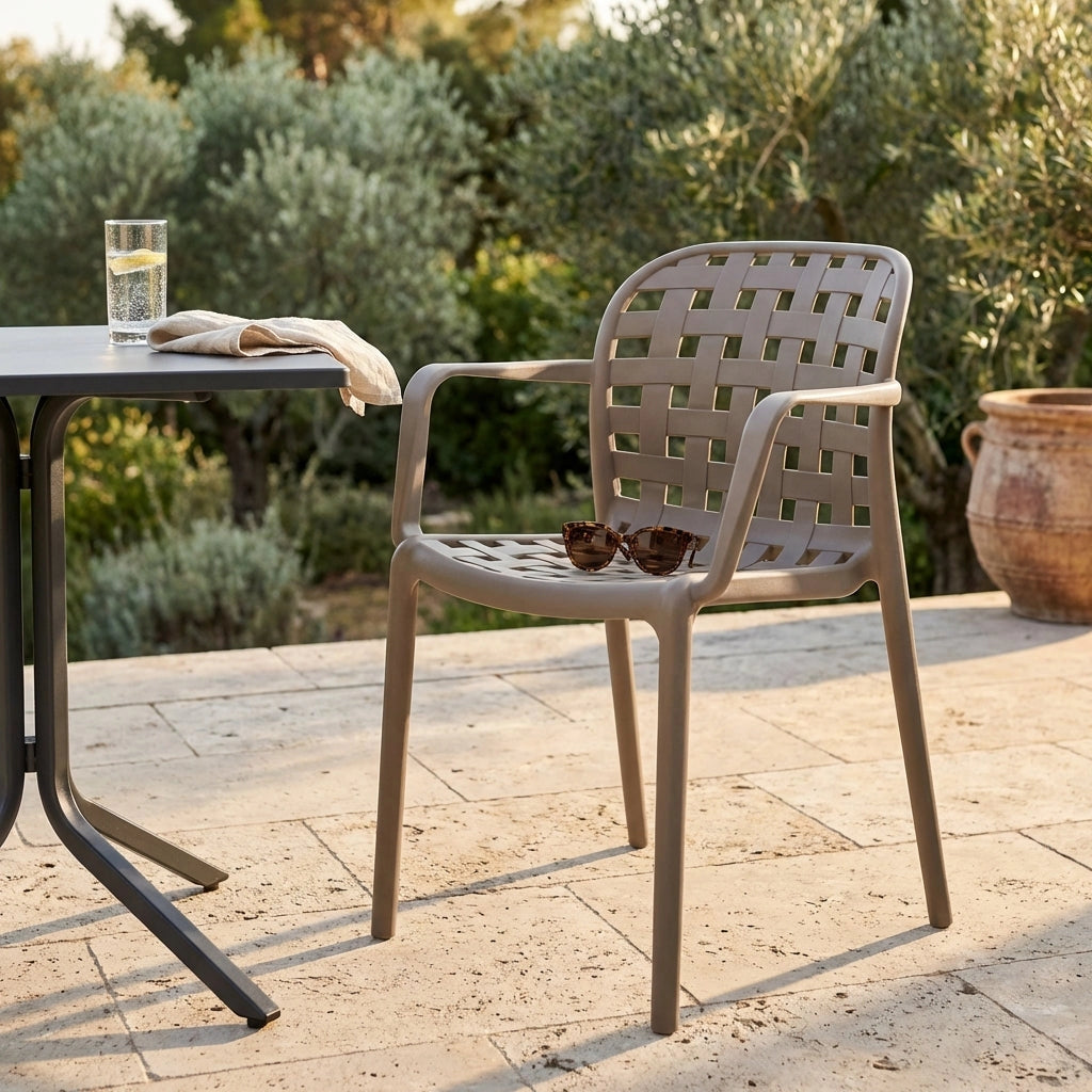 Poltrona da Giardino in Polipropilene cm 58x57 5x82 5 - JEN