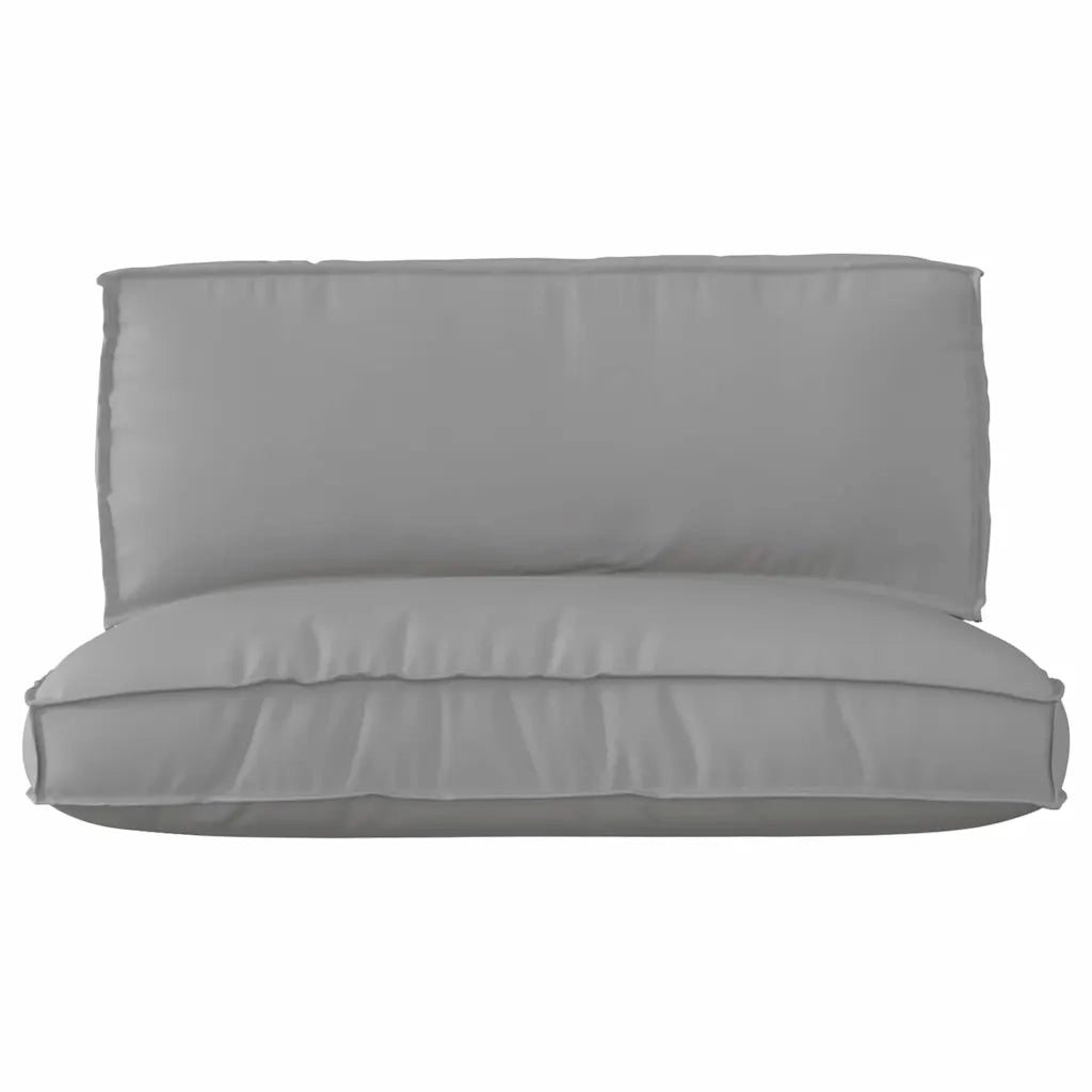 Set di Cuscini per Pallet 2 pcs Grigio Tessuto Oxford 3329080