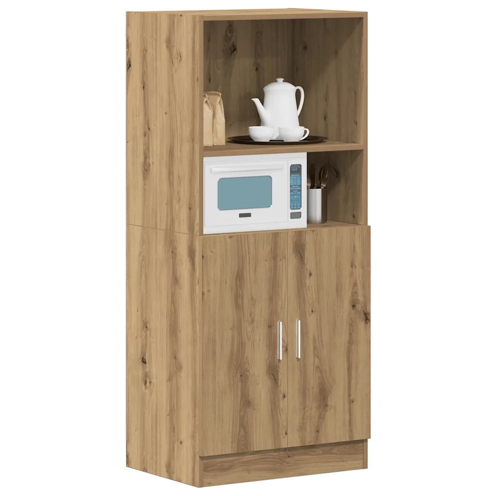 Armadietto Rovere Artigianale 57x41,5x131,5 cm in Truciolato 860129
