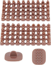Imposti per Fondant - Set di Stampa per Polimero - Orecchini - Lettere e Numeri - Stampi per Cucina - Cakes - Alfabeto Marrone - Biscotti.
