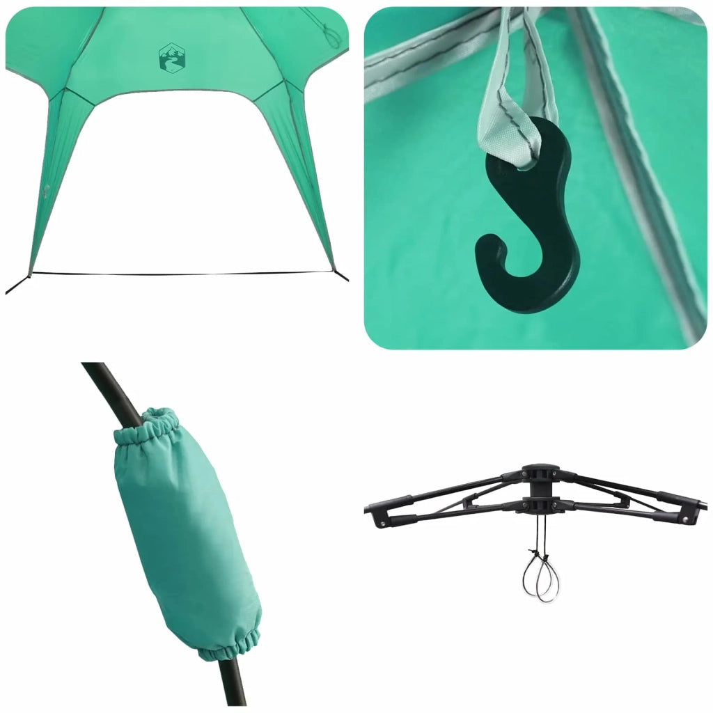 Tenda istantanea per 4 persone con rilascio rapido Verde Mare 42008403