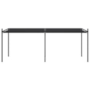 Gazebo con Tetto Retrattile 600x300x233 cm Antracite 313634