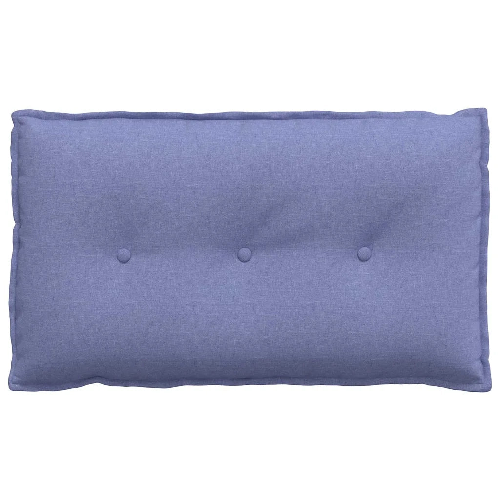 Cuscino per Schiena | Cuscino dorsale Blu jeans 80 x 19 x 50 cm Tessuto