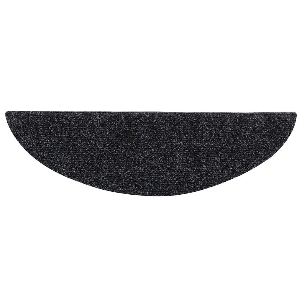 Tappetini Adesivi per Scale 5 pz 56x17x3 cm Neri Agugliati cod mxl 67805