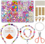Set di Collane per Ragazze per Raccordi per Bambine Gioielli per Ragazze per Knutselen per Armband e Collana