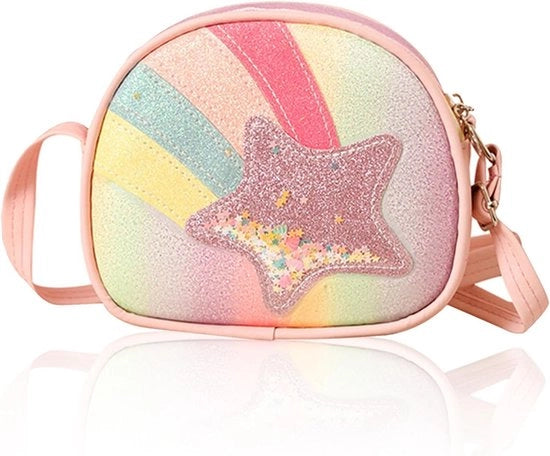 Borsa a Spalla per Ragazze, Piccole Borse a Mano, Borse per Bambini con Cinturino a Spalla Regolabile, Borsa a Mano a Spalla per Bambini da 3 a 10 Anni, Perfetta per l'Uso Giornaliero e per le Sortite