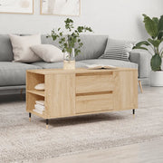 Tavolino Salotto-Tavolino da soggiorno-Tavolo Rovere Sonoma 102x44,5x50 cm Legno Multistrato 103465