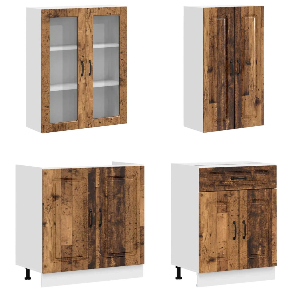 Unità Cucina KALMAR 8 pcs Legno antico Legno ingegnerizzato 3438201