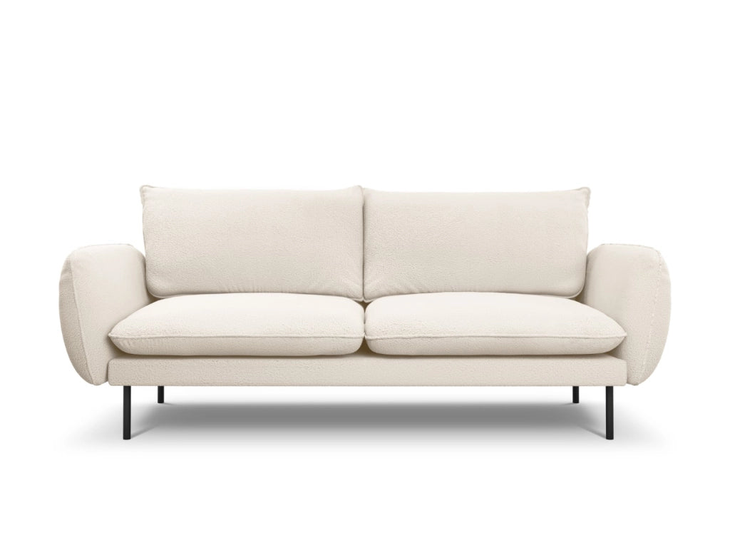 Cosmopolitan Design - Divano "Vienna" 3 posti in bouclé beige 