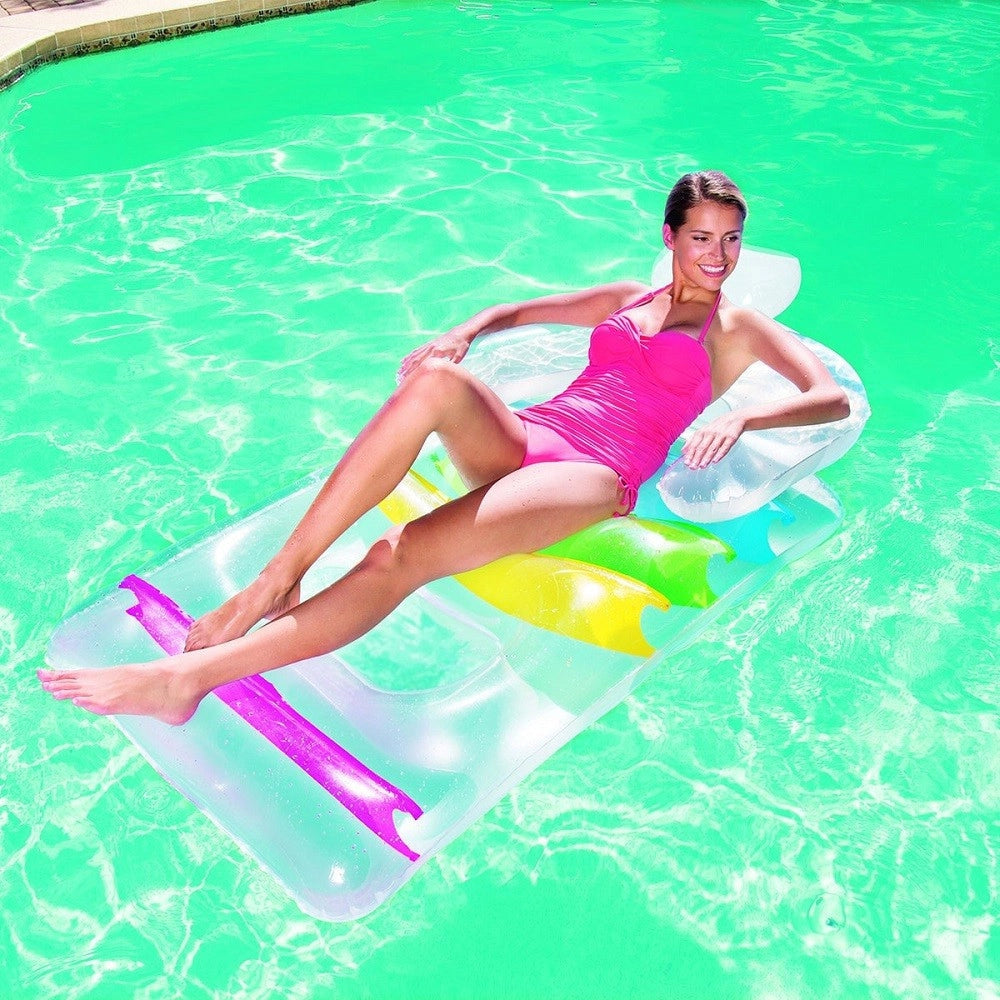 Trade Shop - Poltrona Materassino Gonfiabile Kool Lounge 165x89cm Mare Piscina Spiaggia 43011 -