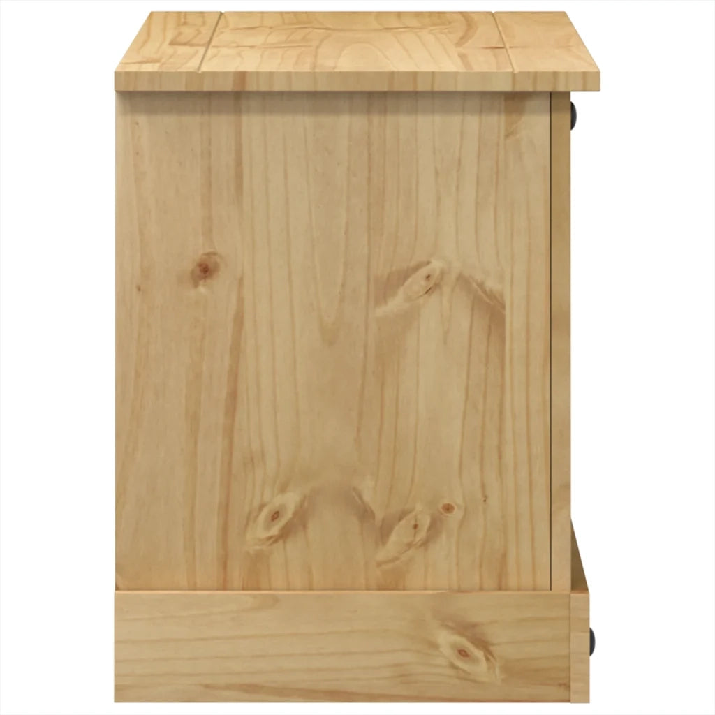 Mobile Porta TV-Mobile per TV-Credenza TV Corona 100x40x52 cm in Legno Massello di Pino