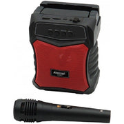Trade Shop - Altoparlante Bluetooth Portatile Karaoke Con Microfono Cablato Radio 5watt Q-s53 -