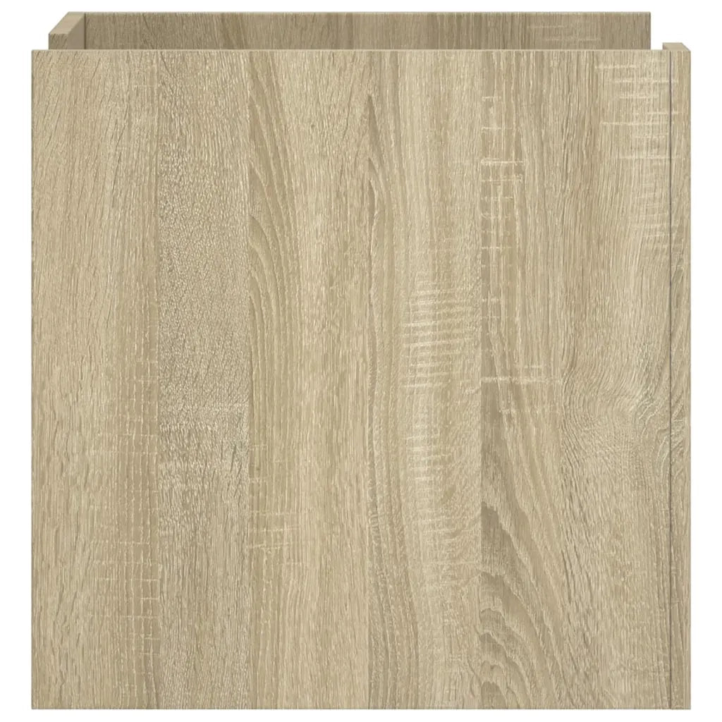 Comodino | Armadio da Notte | Mobiletto da notte Rovere Sonoma 45x50x50 cm in Legno Multistrato