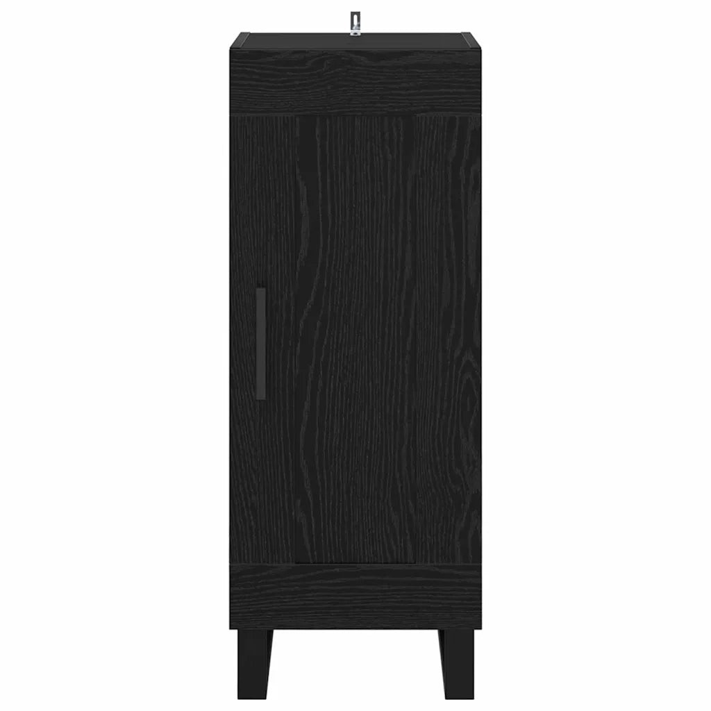 Credenza-Buffet-Armadio da cucina Rovere Nero 34,5 x 34 x 90 cm 473693