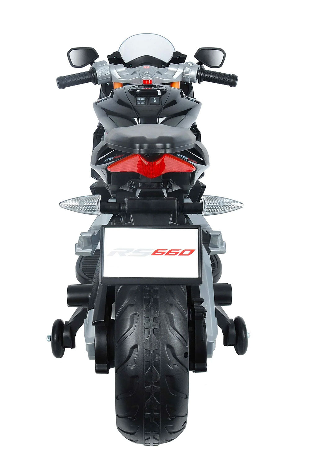 Moto Elettrica per Bambini Licenza Ufficiale Aprilia RS660 12V 3,5Ah Nero