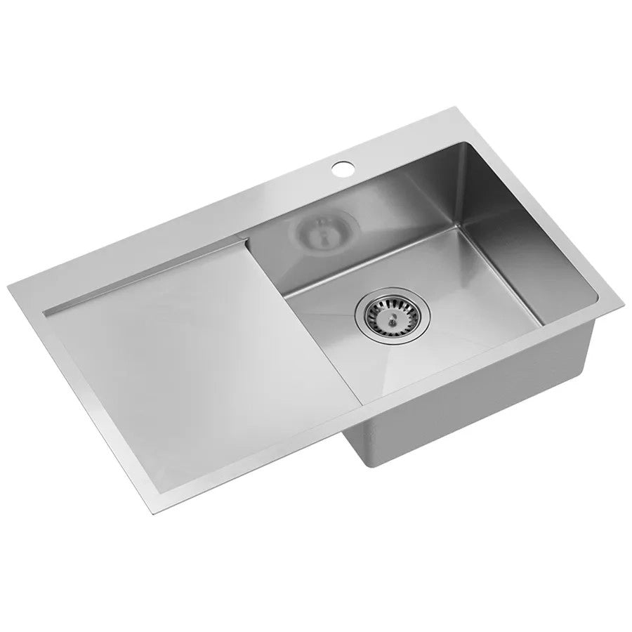 Lavello In Acciaio Russel 111 Brush Nickel Ventricolo sinistro