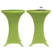 Copertura Elastica per Tavolo 2 pezzi 70 cm Verde 131432