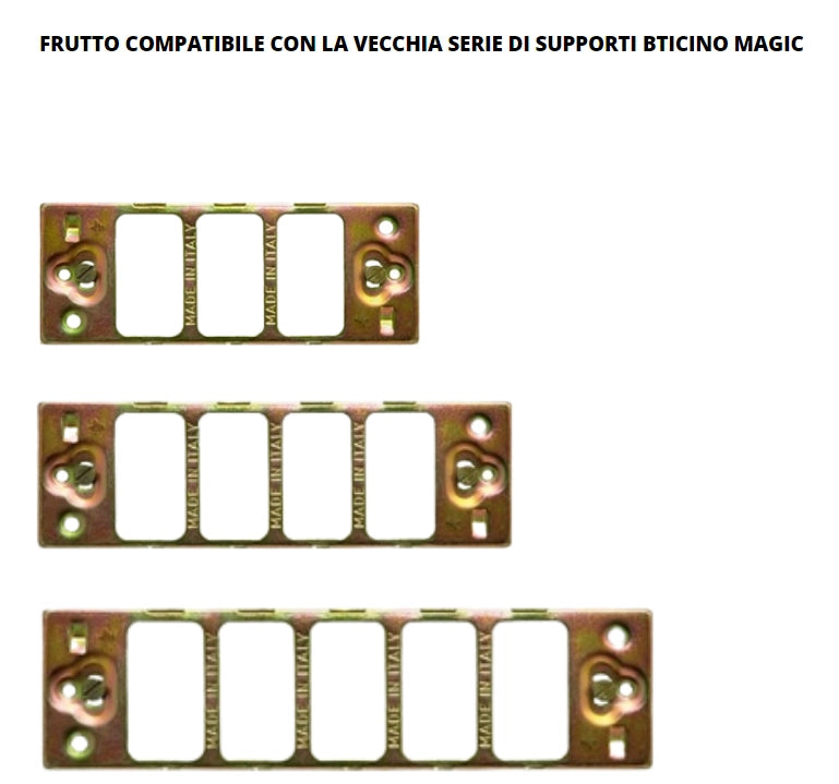 Copriforo serie civile faeg colore bianco