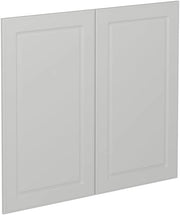 Frontale cucina R-Line, Bianco casa di campagna, 79.2 x 71.3 cm frontale del mobile per mobile sottolavello, adatto per armadi da cucina R-Line per un montaggio semplice