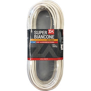CAVETTO ACCIAIO ZINCATO SUPER BIANCONE  MM 5,0 MT 20
